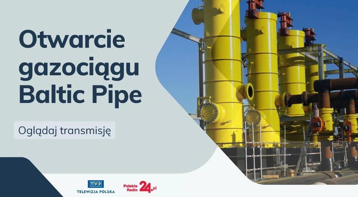 Otwarcie Baltic Pipe. Uroczystość z udziałem prezydenta Dudy i premierów Polski i Danii [TRANSMISJA]