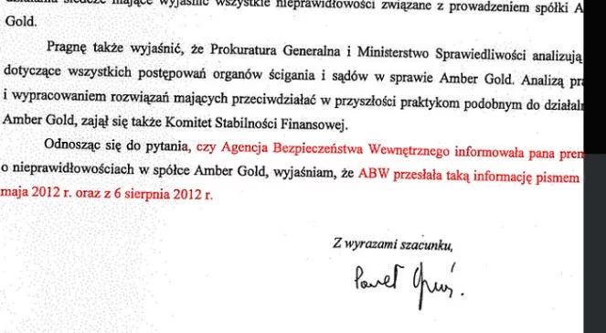 Tusk o "Ambergate" wiedział w maju? Ważny dokument
