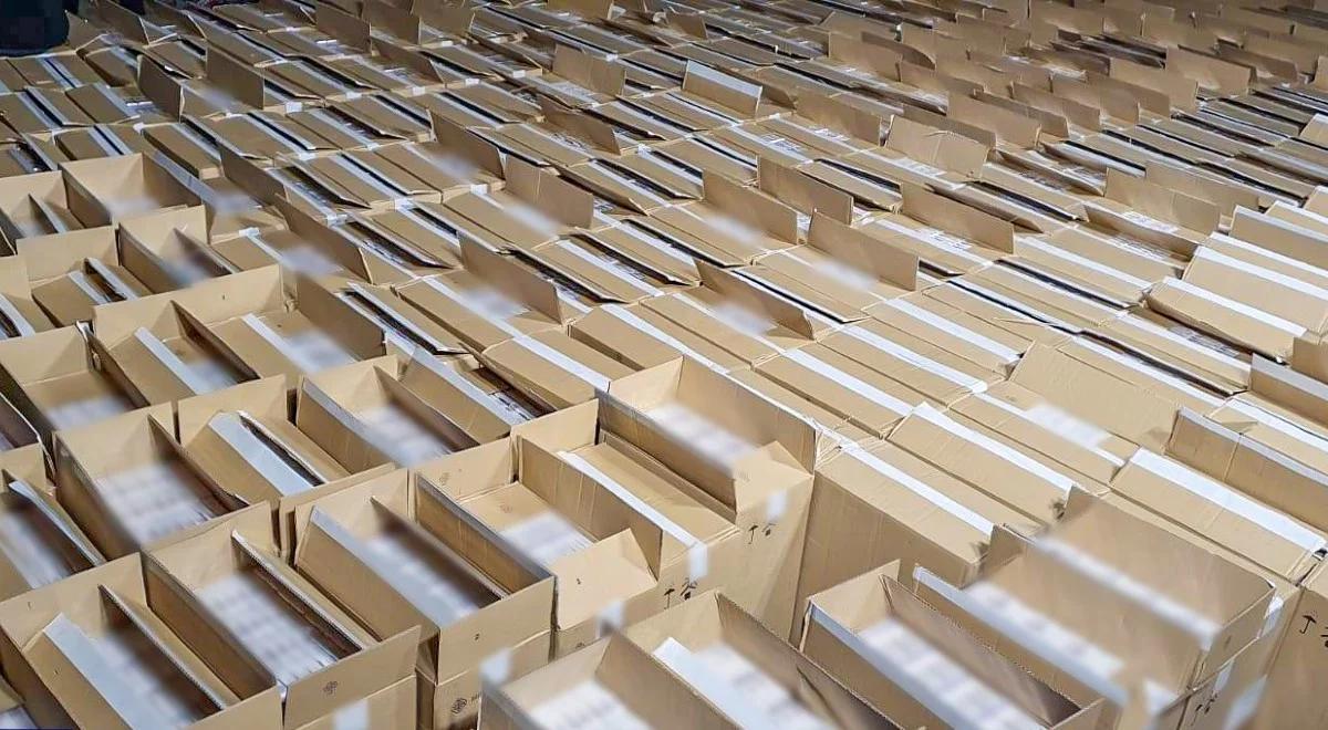 Straż Graniczna i CBŚP przychwyciły 400 tys. paczek białoruskich papierosów. Zatrzymano obywatela Litwy