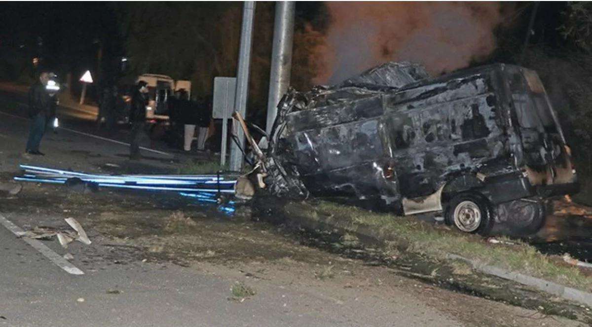 Wypadek busa w Turcji, zginęli nielegalni imigranci