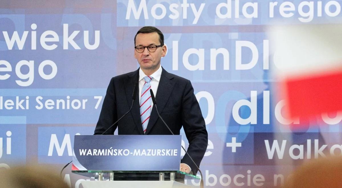 Premier: w tym roku przeznaczyliśmy już 1,3 mld zł na drogi lokalne
