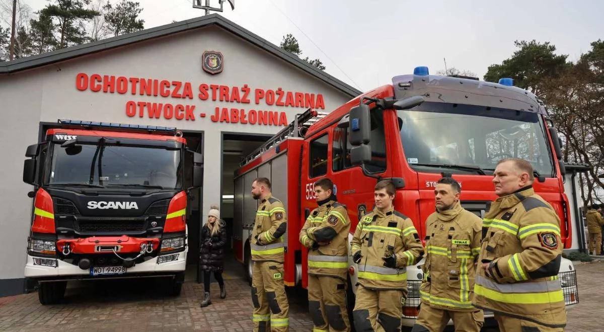 Do OSP trafi rekordowa liczba wozów strażackich. Szef MSWiA: to inwestycja w bezpieczeństwo nas wszystkich