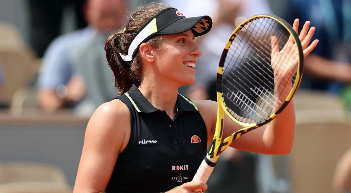 Roland Garros 2019: Johanna Konta wyeliminowała Sloane Stephens. Brytyjka pierwszą półfinalistką turnieju