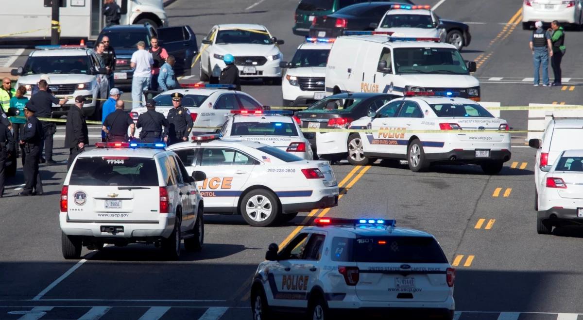 USA: incydent w pobliżu Kapitolu. Kobieta chciała staranować radiowóz, padły strzały