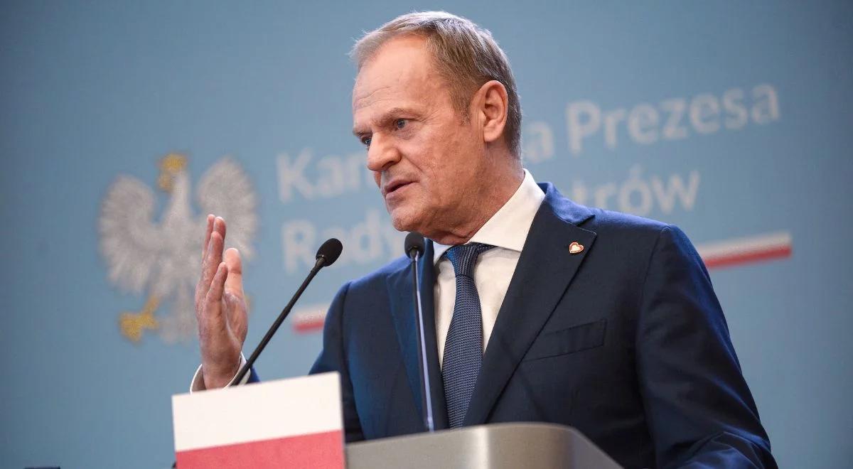 Tusk krótko skomentował protest rolników. Odniósł się do PiS