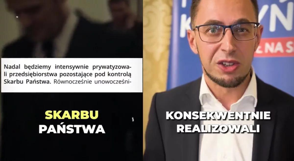 "Ten punkt, jako jeden z niewielu, realizowali". PiS w spocie o prywatyzacji państwowych spółek przez PO