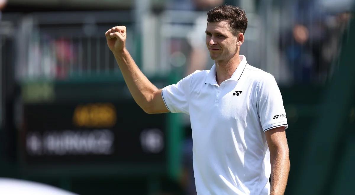 Wimbledon 2023: Hubert Hurkacz pędzi niczym bolid: szkoda, że niedziela pracująca, pojechałbym na Silverstone