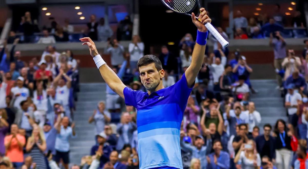 US Open: Novak Djoković krok od historii po pięciosetowej batalii w półfinale