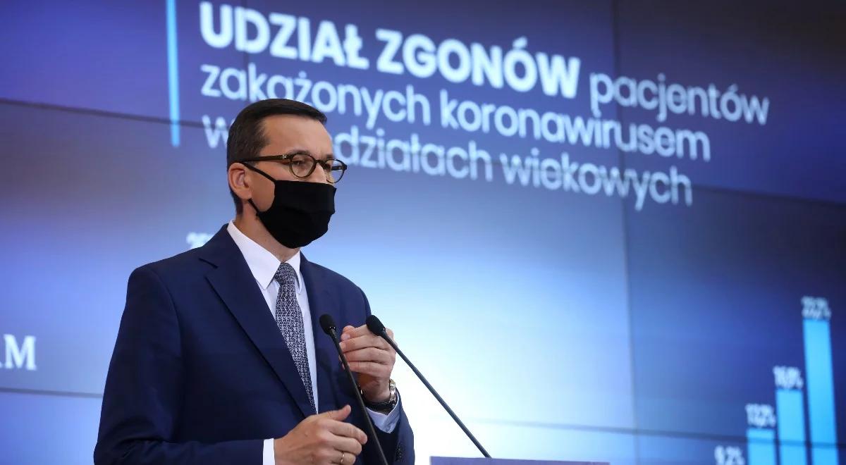 Premier: Polacy potrafią się jednoczyć w chwilach próby. Dziś tej solidarności potrzebują seniorzy