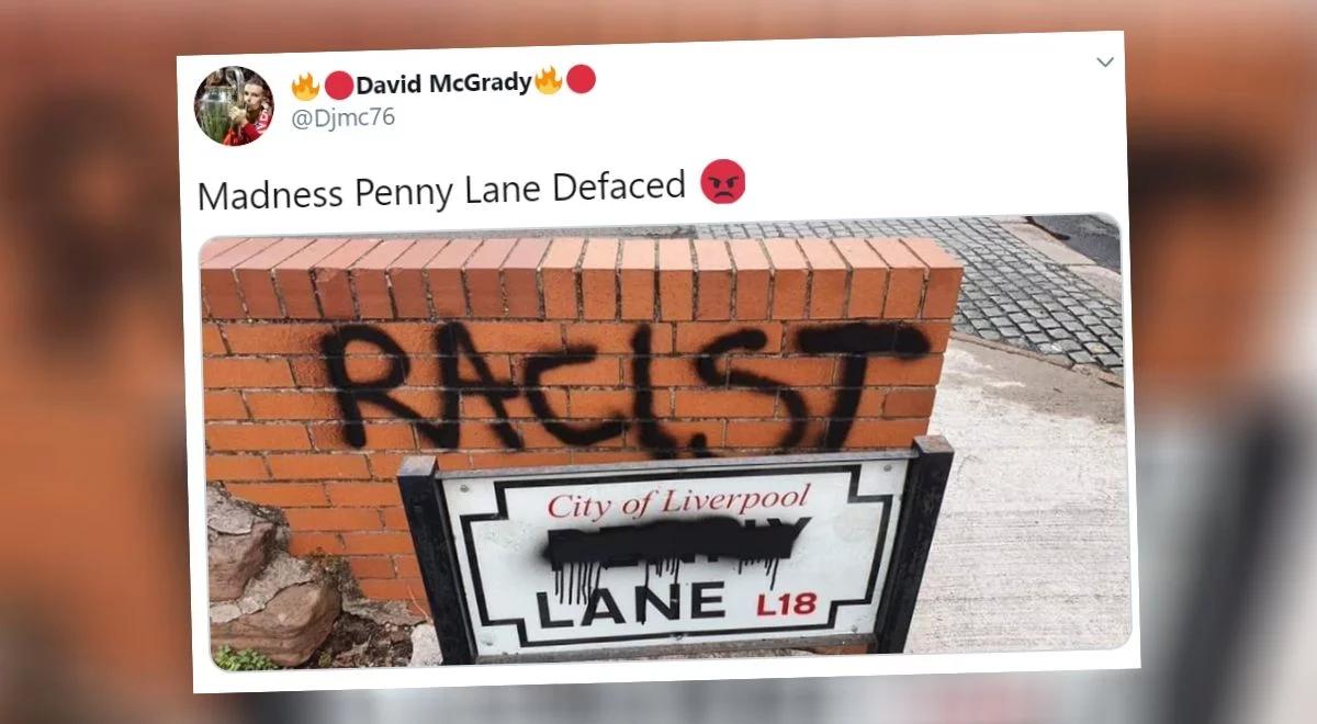 Ulica "Penny Lane" na cześć piosenki Beatlesów czy handlarza niewolników? Zniszczona tabliczka w Liverpoolu