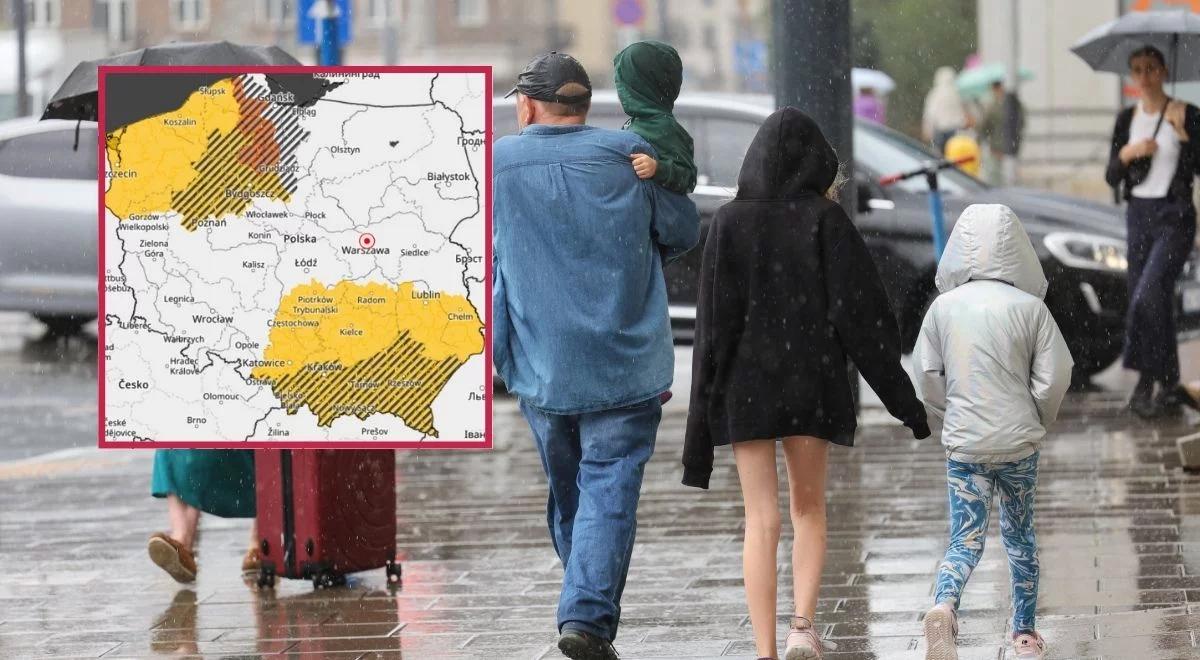 Burze, grad i silne opady deszczu. IMGW wydał ostrzeżenia