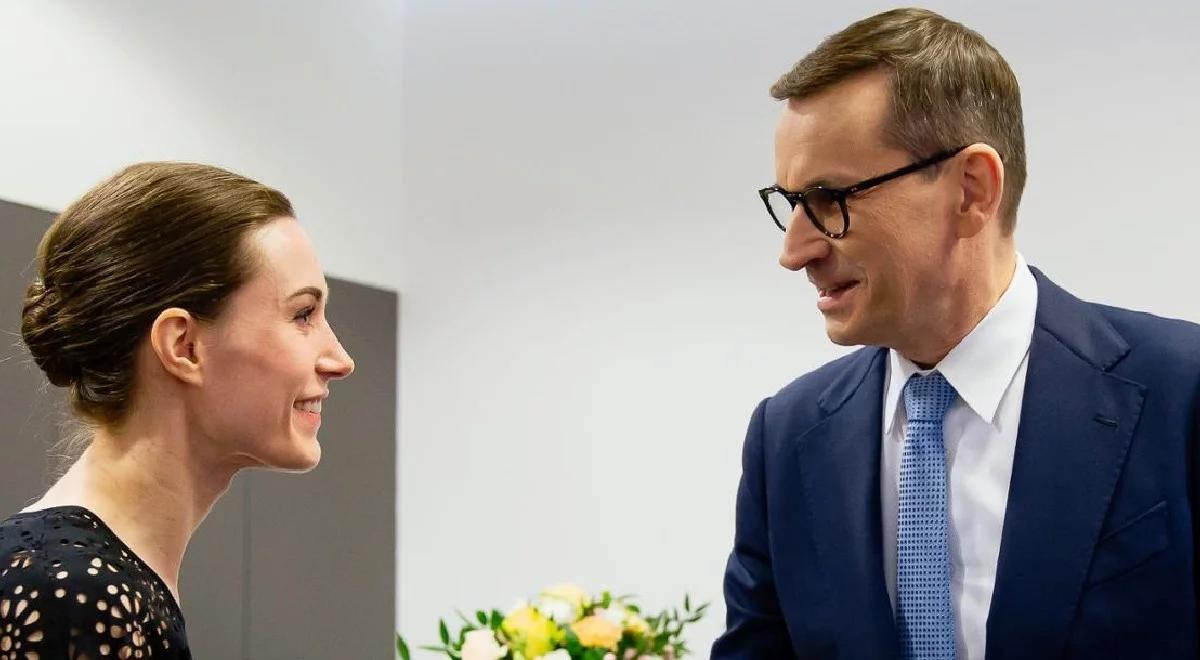 Premier Morawiecki złoży wizytę w Helsinkach. Znamy tematy jego rozmów z Sanną Marin