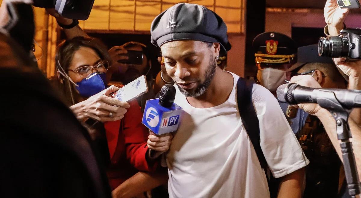 Ronaldinho zwolniony z więzienia. Przeprowadził się do hotelu po wpłaceniu wysokiej kaucji