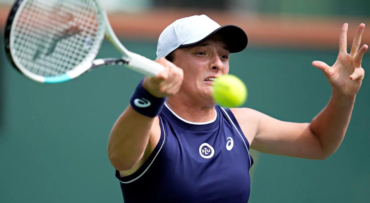 WTA Indian Wells: Iga Świątek melduje się w 3. rundzie. Polka łatwo ograła Petrę Martić