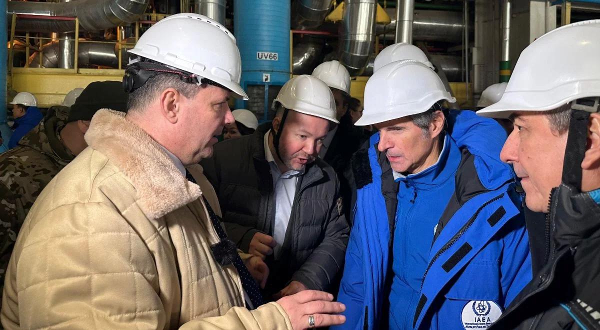 Szef MAEA w Zaporoskiej Elektrowni Jądrowej. Inspektorzy zbadali kwestie bezpieczeństwa