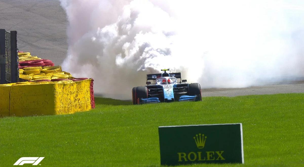 Grand Prix Belgii: fatalne kwalifikacje Roberta Kubicy. Bolid Polaka w płomieniach 