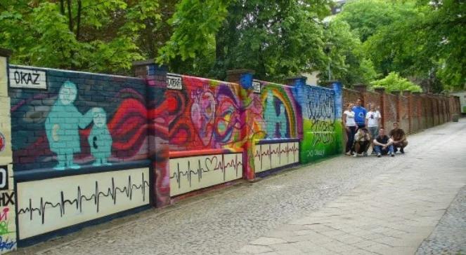 Gdańsk: graffiti promuje przeszczepy rodzinne