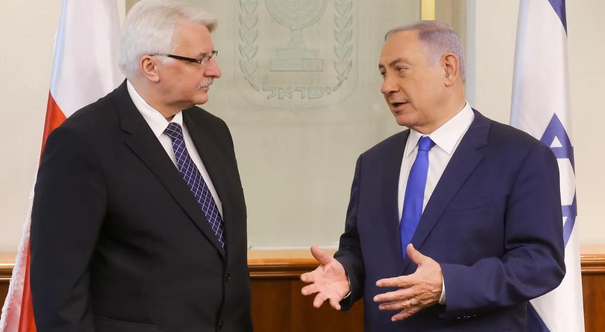 Witold Waszczykowski w Izraelu. Spotkanie z Benjaminem Netanjahu