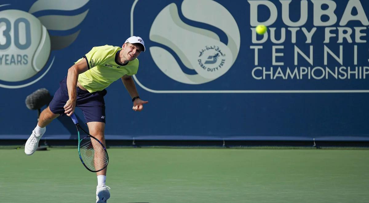 ATP Dubaj: Hubert Hurkacz w drugiej rundzie. Pewna wygrana Polaka 