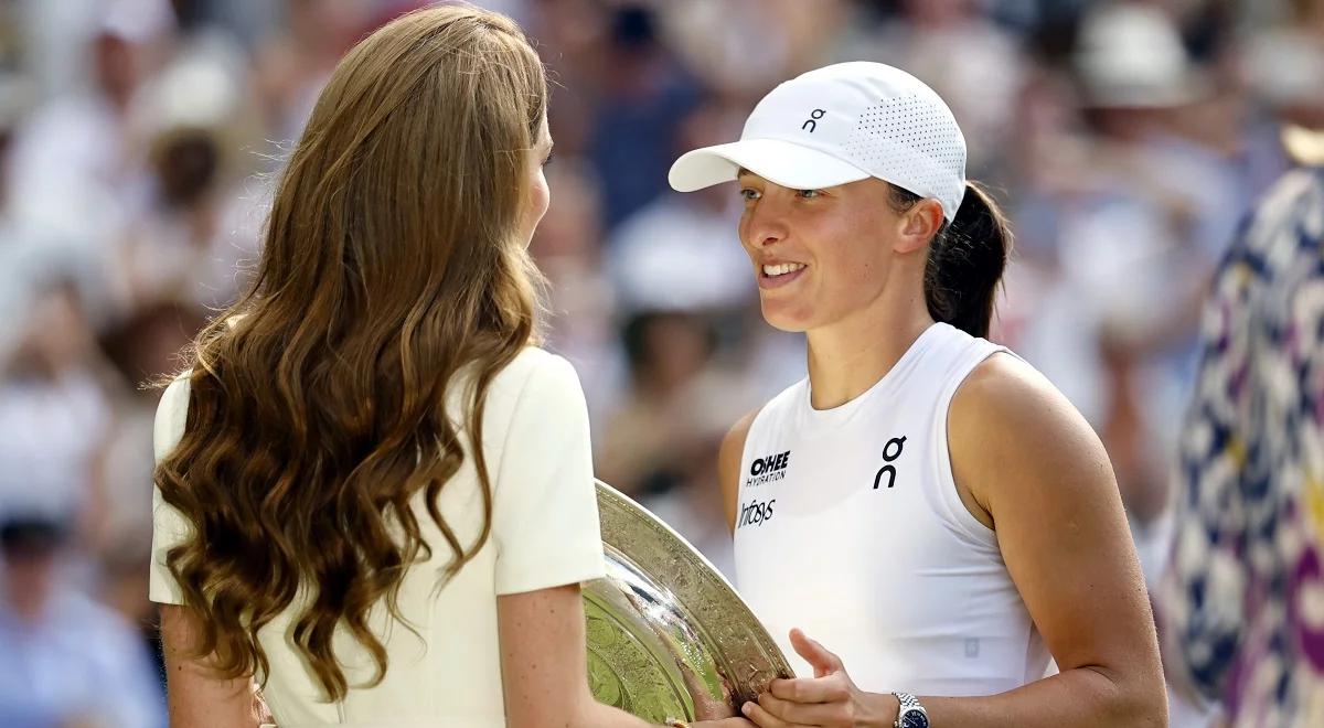 Księżna Kate wręczyła trofeum Idze Świątek. Polka królową Wimbledonu!
