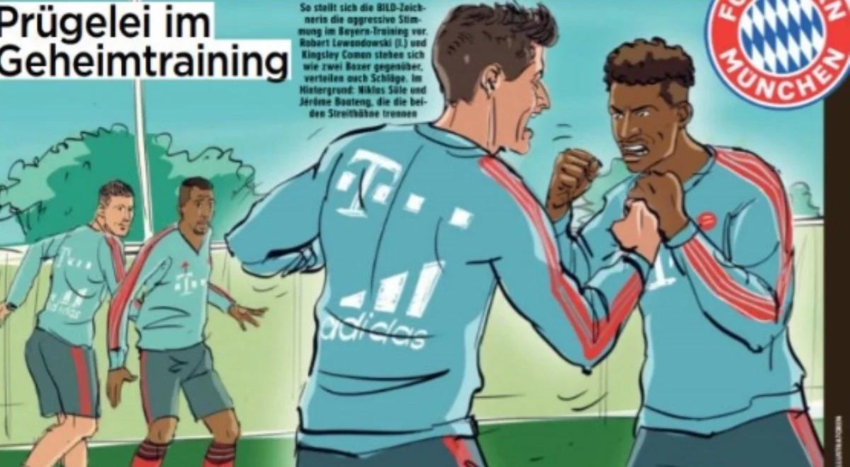 Bundesliga: Robert Lewandowski zaczął bójkę z Comanem? Kurz opadł, pojawił się opis starcia 