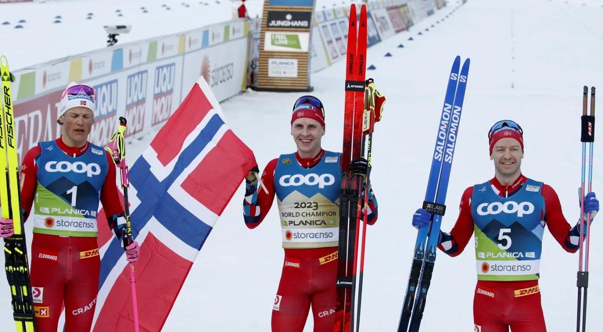 Planica 2023: Norwegowie nie dali szans rywalom. Bieg łączony popisem jednej nacji 