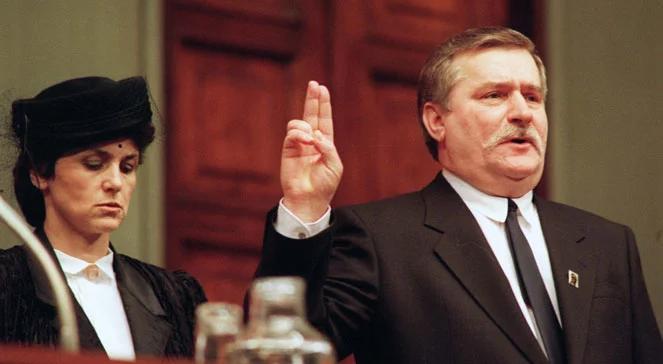 34 lata temu Lech Wałęsa został prezydentem RP. Do kraju powróciły insygnia władzy prezydenckiej