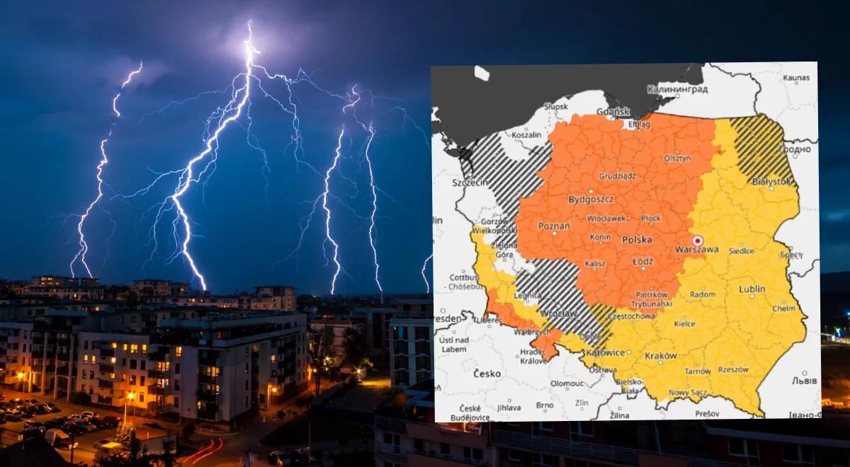 Pogoda: przed nami burzowa noc. Ostrzeżenia IMGW
