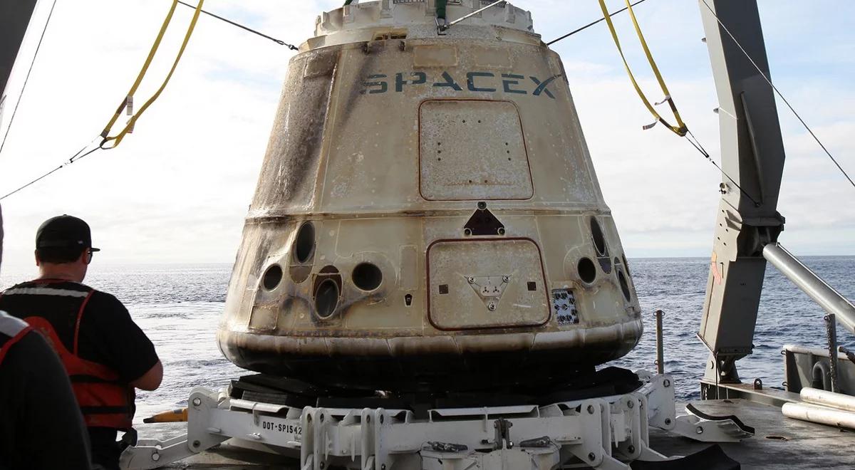 Towarowa kapsuła SpaceX powróciła na Ziemię. Przywiozła ciekawe próbki
