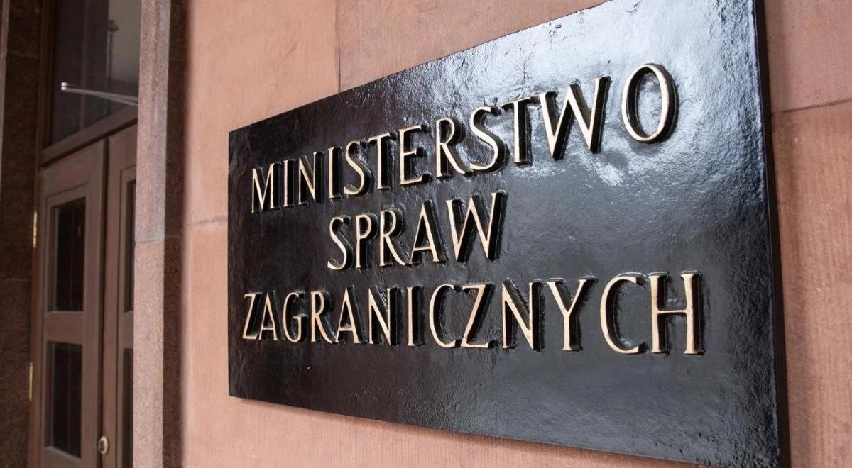 Nowi ambasadorowie. Rzecznik MSZ: to będą profesjonaliści