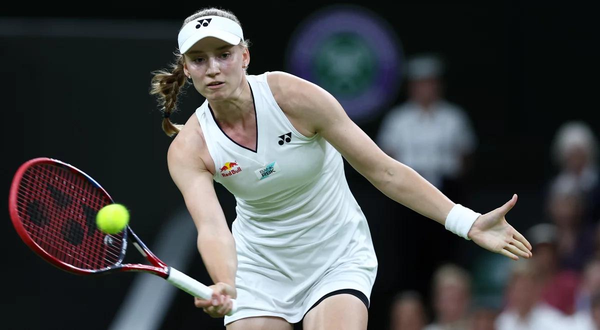 Wimbledon 2023: szybka wygrana obrończyni tytułu. Jelena Rybakina gra dalej