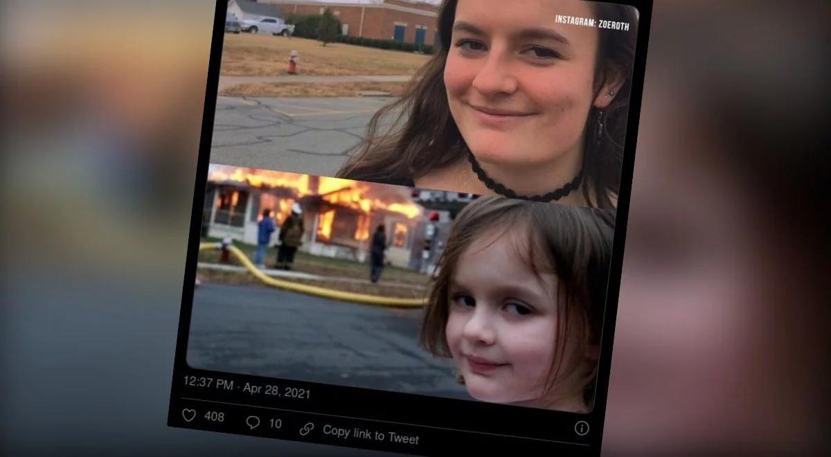 Internetowy mem za pół miliona dolarów. Słynne zdjęcie "Disaster girl" sprzedane