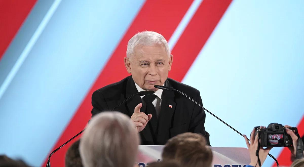 Kaczyński na wieczorze wyborczym. "Po prostu mamy rację"