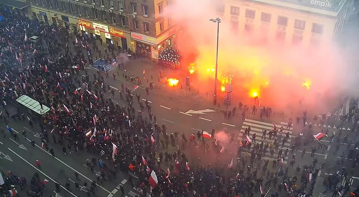 "Nagranie z ronda de Gaulle'a dowodzi profesjonalizmu policji". Poboży o Marszu Niepodległości