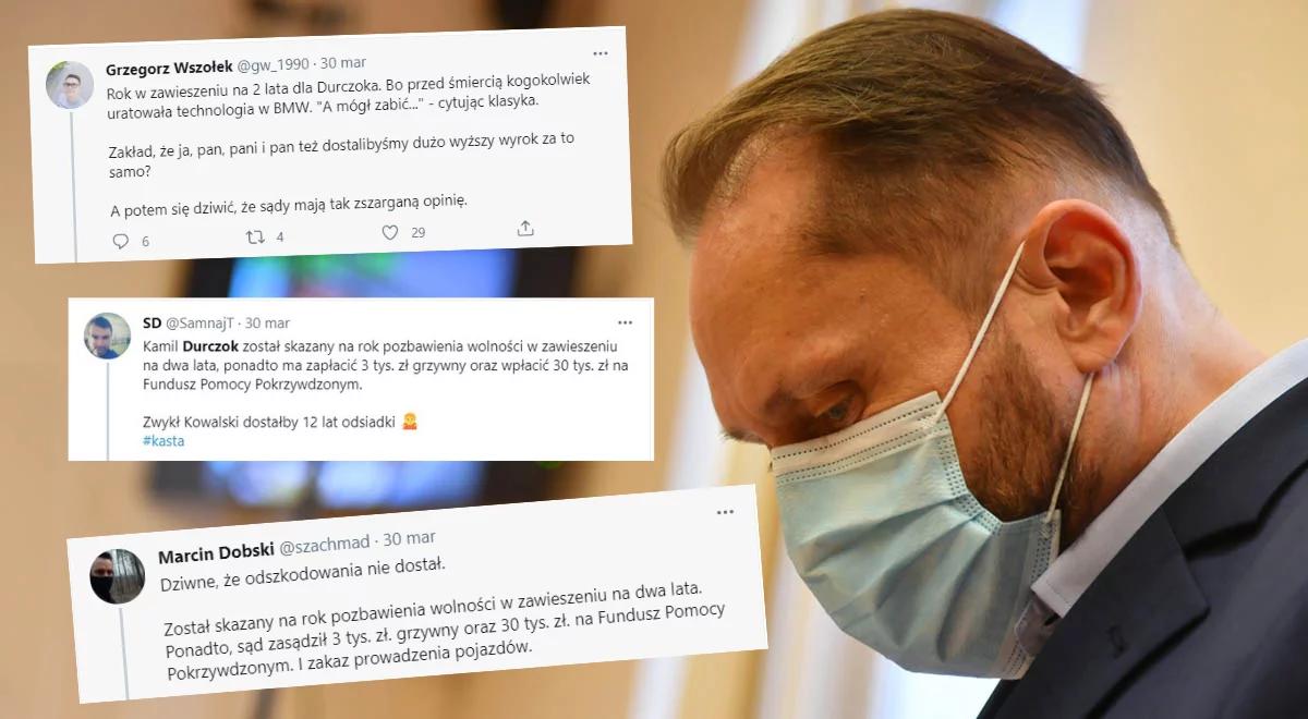 "Wielu obywateli zbulwersowało, że elita jest tak łagodnie traktowana". Kontrowersje po wyroku dla Kamila Durczoka