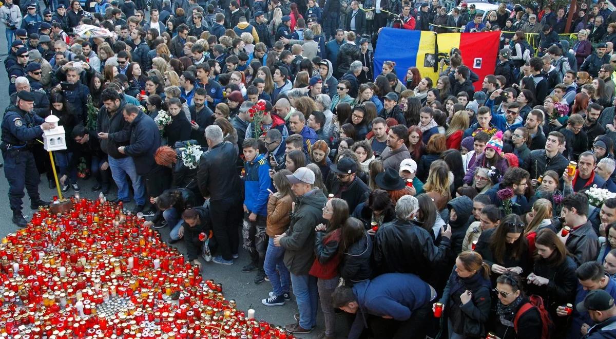 Mieszkańcy Bukaresztu upamiętnili ofiary pożaru w klubie