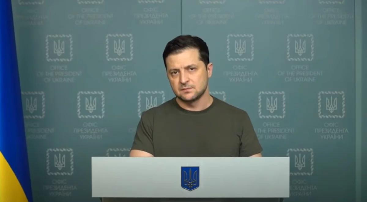 "Wróg nie wie już, gdzie szukać rezerw". Prezydent Ukrainy kolejny raz zagrzewa do walki