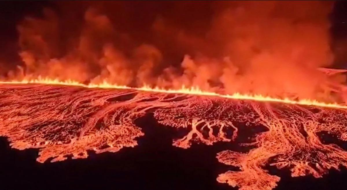 Kolejna erupcja wulkanu na Islandii. Lawa dotrze do morza? To grozi eksplozją