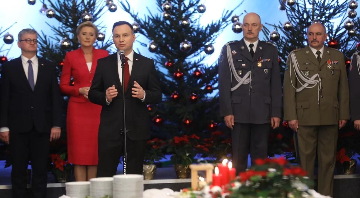 "Chciałem wam podziękować za cały ten rok oddanej służby ojczyźnie"