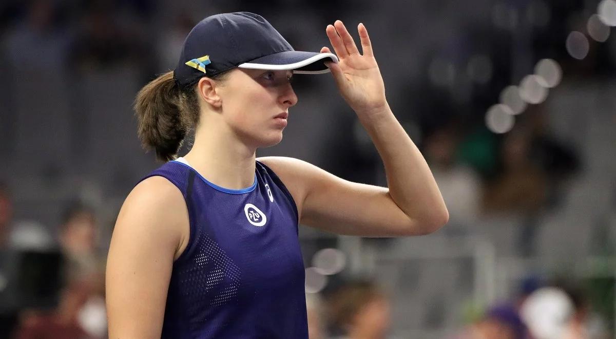 WTA Adelajda: Iga Świątek wycofała się z  turnieju. Liderkę rankingu zatrzymała kontuzja