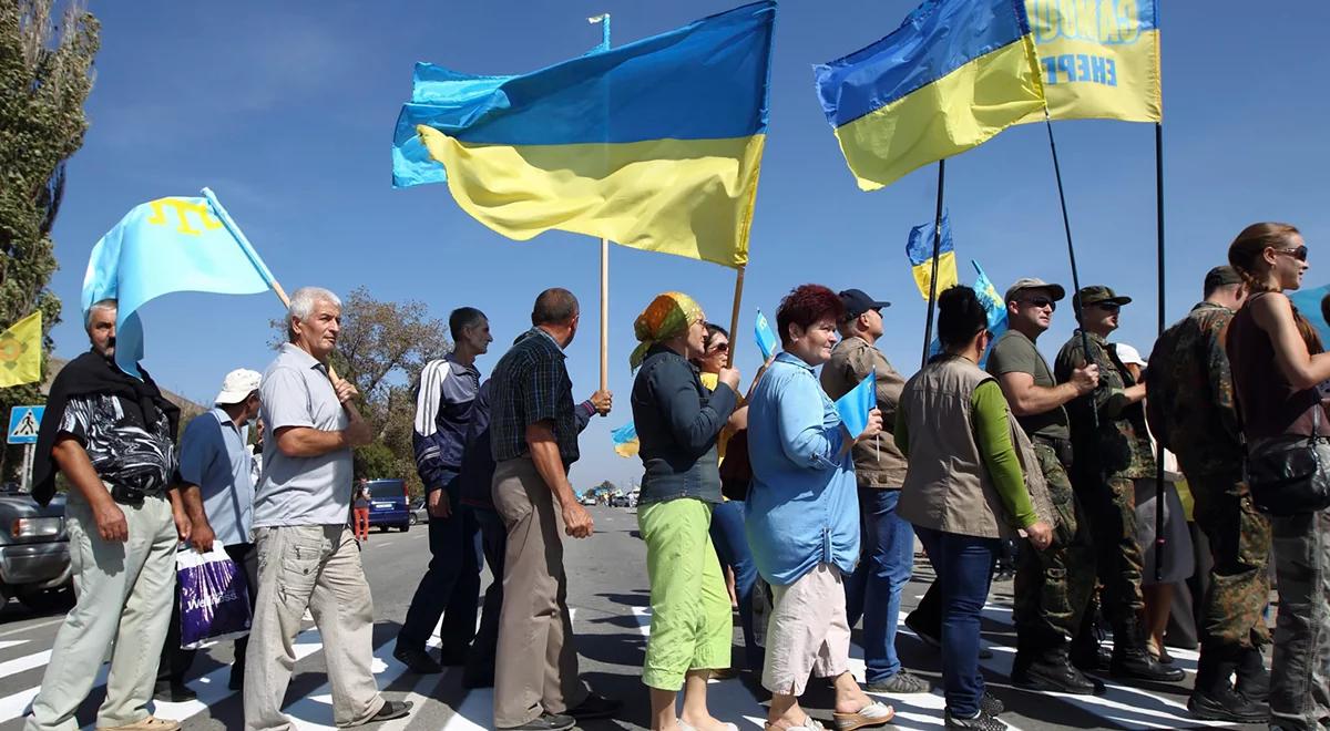 Tatarzy zablokowali dostawy na Krym. "Nie pozwolimy władzom Ukrainy na karmienie okupantów"