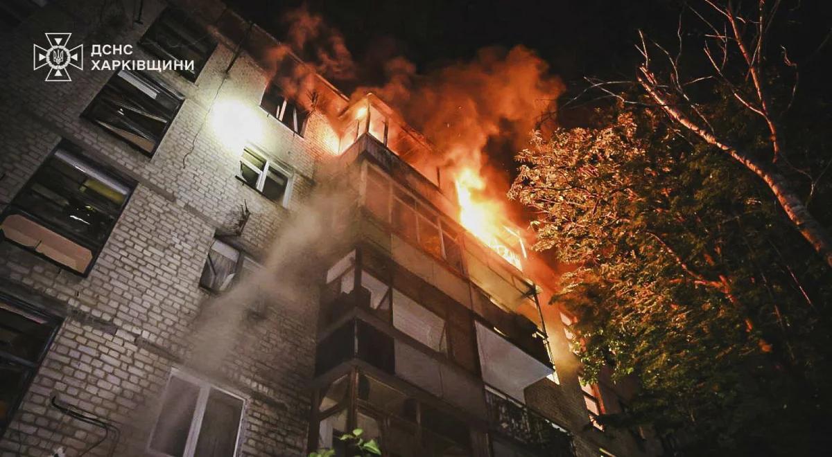 Kolejny atak na Charków. Są ofiary śmiertelne, wśród rannych dzieci