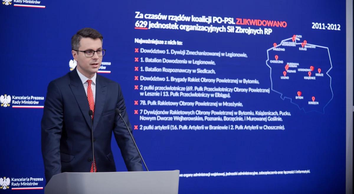 "Przyznał, że PO jednak likwidowała jednostki wojskowe". Müller o słowach Siemoniaka