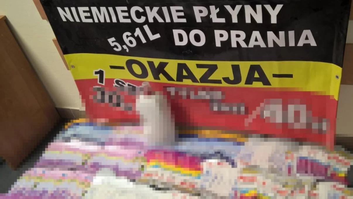 Podrabiali płyny i proszki do prania. CBŚP zatrzymało osiem osób