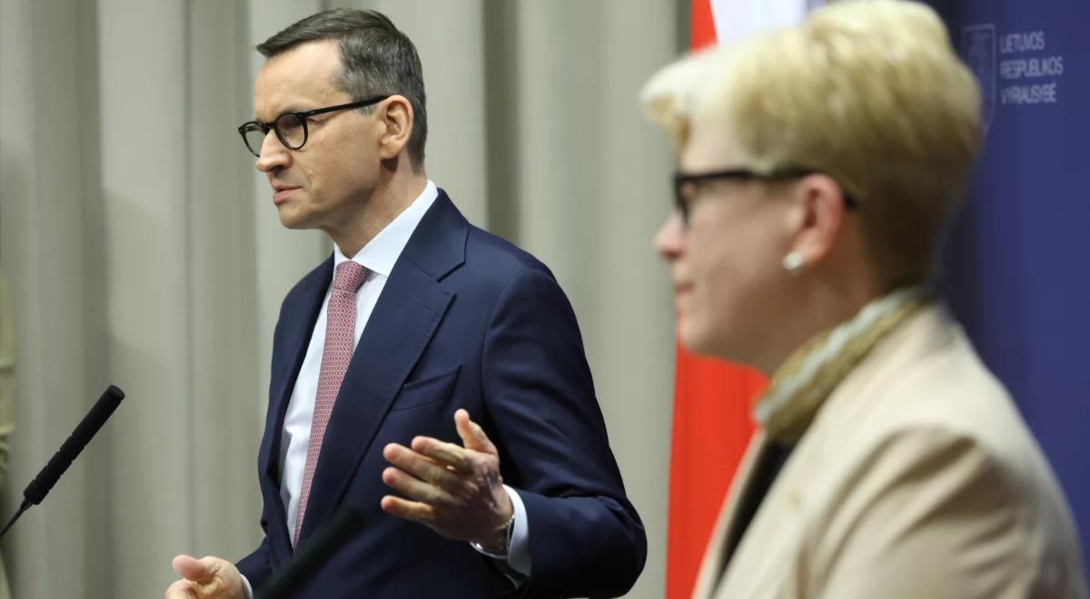 Premier Morawiecki: w relacjach z Litwą wspaniała przyszłość jest na wyciągnięcie ręki