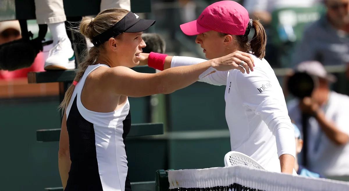 WTA Indian Wells. Iga Świątek z klasą o kontuzjowanej rywalce. "Bardzo ją podziwiam"