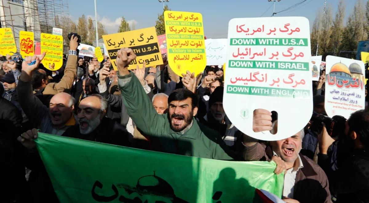 Iran: tysiące protestowały przeciwko decyzji Trumpa ws. Jerozolimy