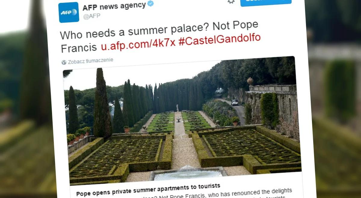 Watykan: apartament w Castel Gandolfo dostępny dla zwiedzających