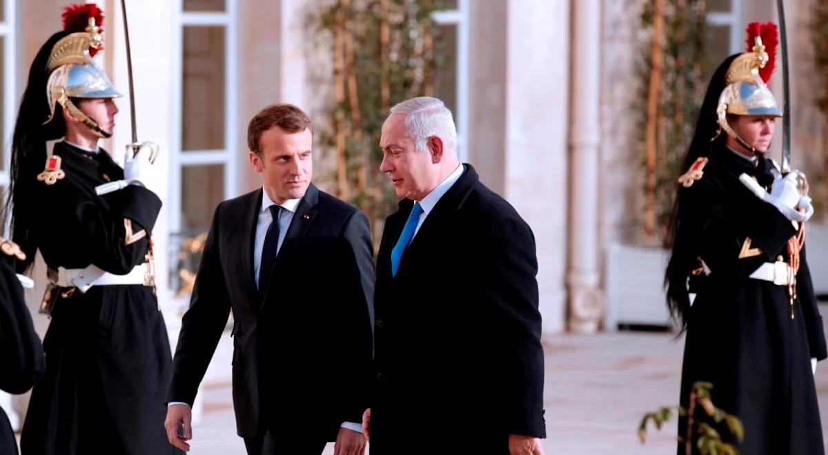 Prezydent Francji chce współpracy z Izraelem, ale sprzeciwia się deklaracji Donalda Trumpa ws. Jerozolimy