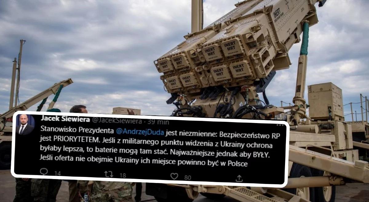 "Bezpieczeństwo Polski jest priorytetem". Szef BBN o stanowisku prezydenta ws. Patriotów